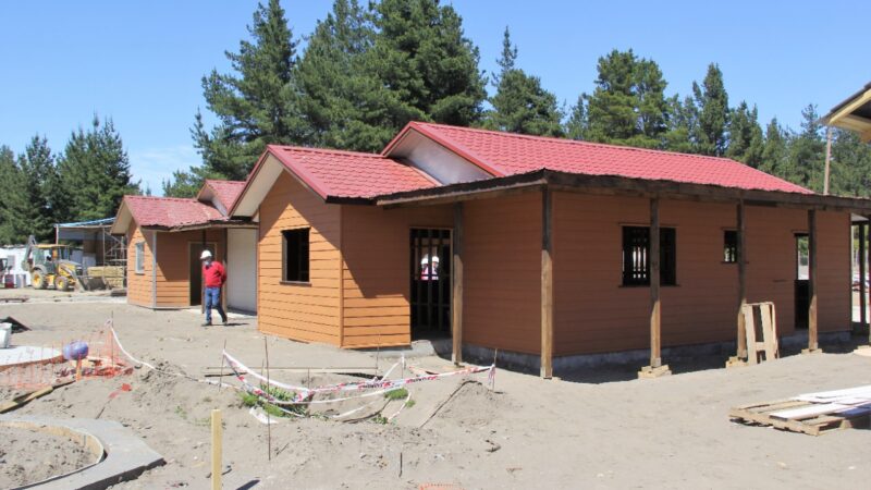 40 por ciento de avance presenta inédito conjunto habitacional Llanos de Quilacoya en Hualqui