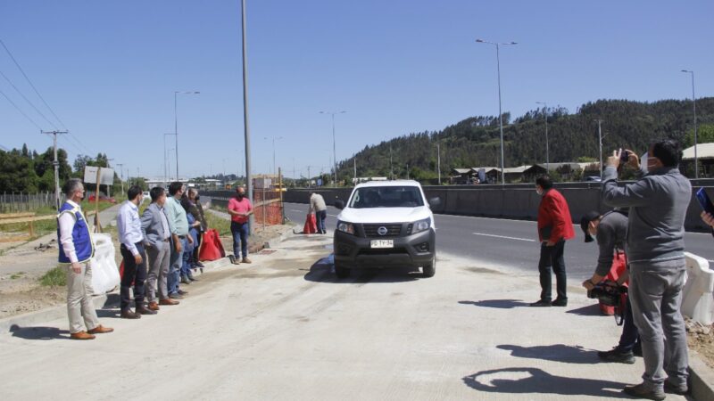Minvu habilita nuevo acceso a Nonguén en el marco del mejoramiento de par vial Collao – Novoa