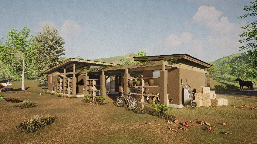 “Casa de la tierra” se lleva el primer lugar en Concurso de Vivienda Rural 2021 del Minvu
