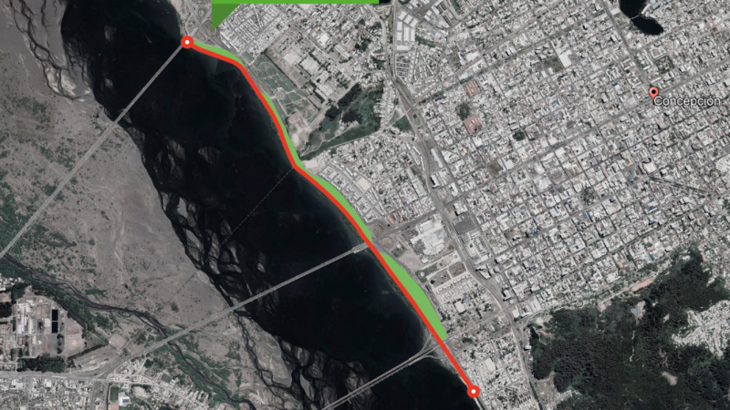 Vecinos de sector Costanera valoraron proyecto de nuevo parque que acerca la ciudad al río Biobío