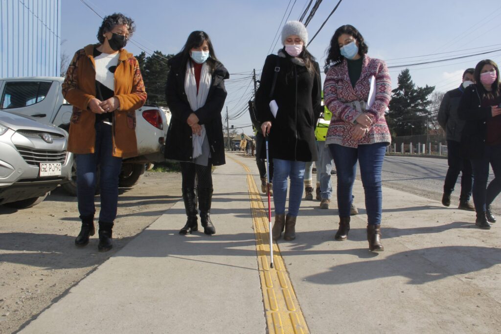 A fin de año San Pedro de la Paz tendrás más de 3 kilómetros de aceras con nuevo estándar