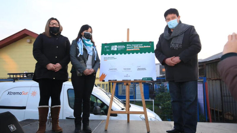 Inauguran Quiero Mi Barrio en Villa Evangelista San Pedro de la Paz