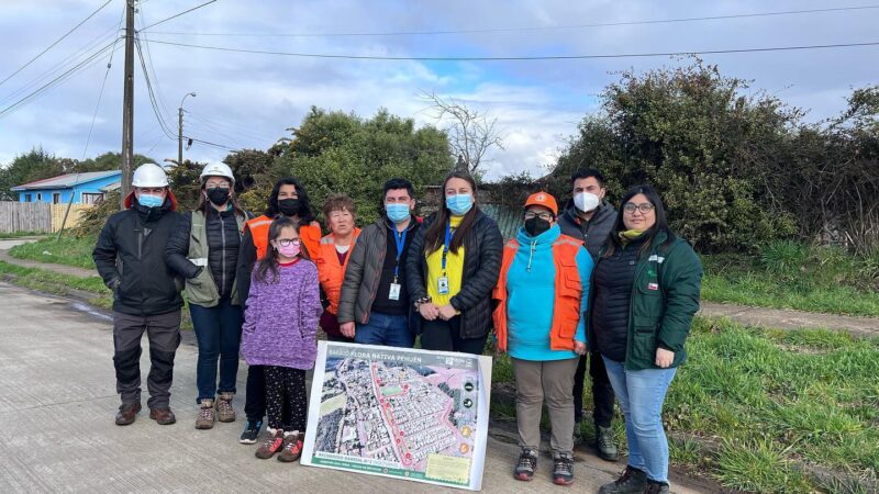 Familias de Flora Nativa en Lebu definen primera obra urbana y social