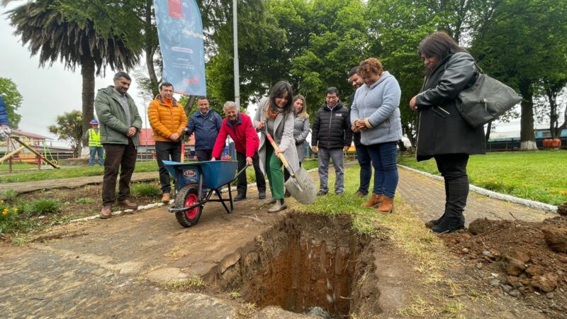 Inicia mejoramiento de Plaza Caupolicán de Cañete con una inversión del Minvu de $1.350 millones