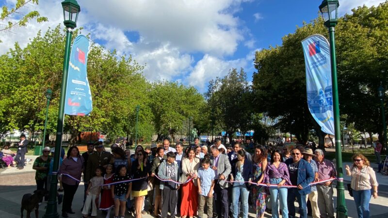 Minvu renueva la plaza de Talcamávida