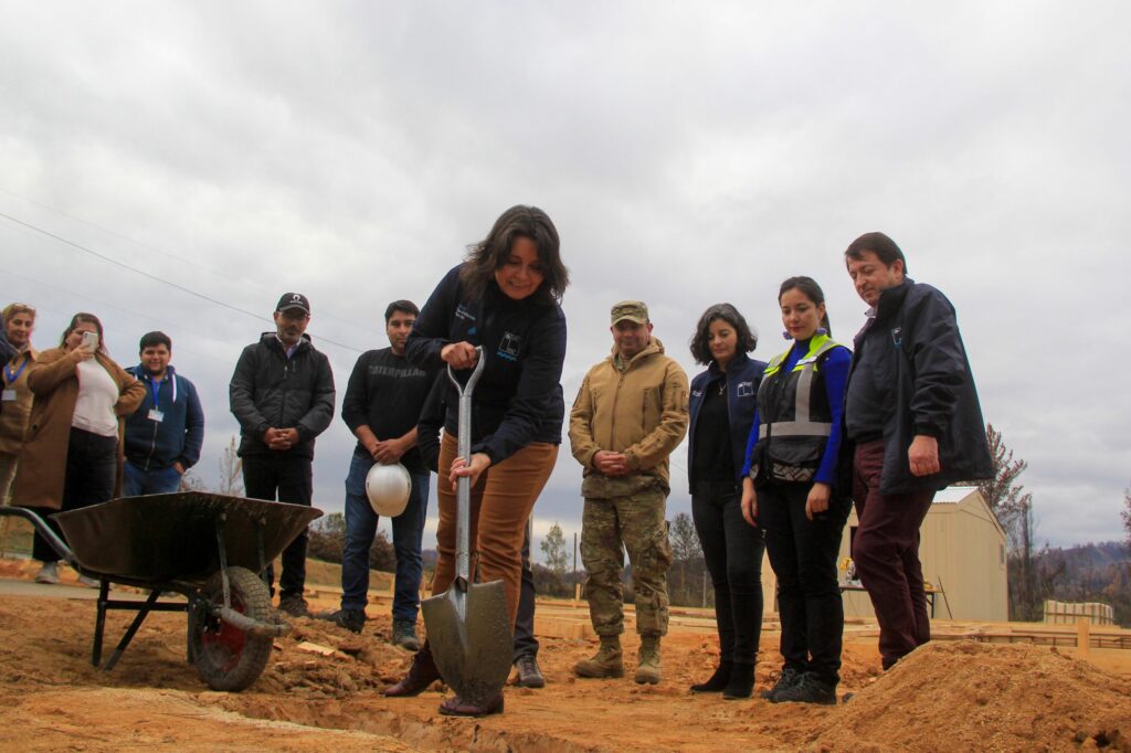 Minvu inicia reconstrucción de viviendas afectadas en incendios