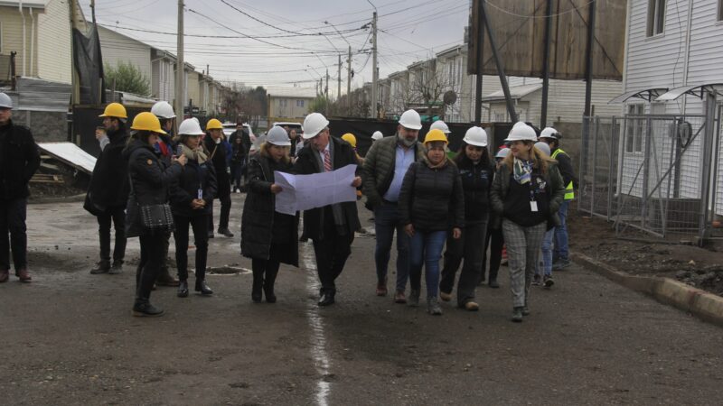 Conjunto Habitacional Los Castaños ll de Yumbel presenta un 46% de avance