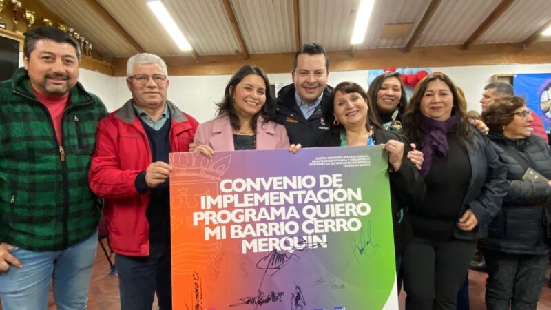 550 familias serán beneficiadas con mejoramientos en cerro Merquín de Coronel