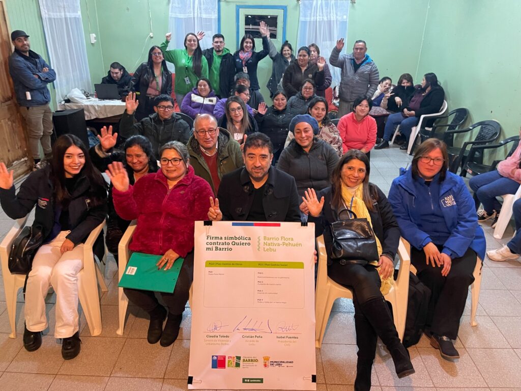 Minvu compromete mejoramiento de luminarias y paseo peatonal para familias de Lebu