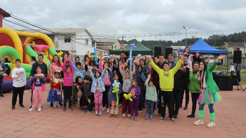 Villa Paraíso de Talcahuano celebró el Día de la Niñez de la mano del Programa “Quiero Mi Barrio”