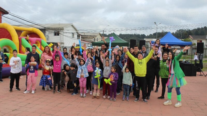 Villa Paraíso de Talcahuano celebró el Día de la Niñez de la mano del Programa “Quiero Mi Barrio”
