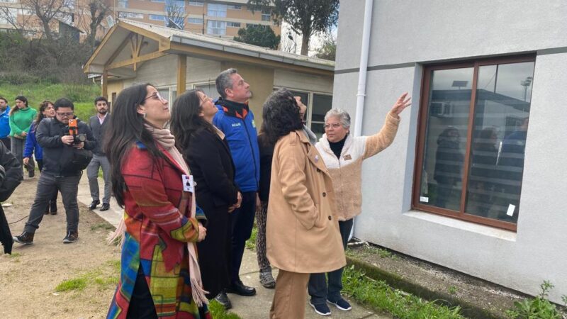 Obras de mejoramiento en condominio social “Aníbal Pinto Bajo” presentan un 90% de avance