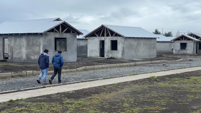 Más de un 60% de avance presenta el conjunto habitacional San Lorencito ll y Unión y Esperanza de Quilleco