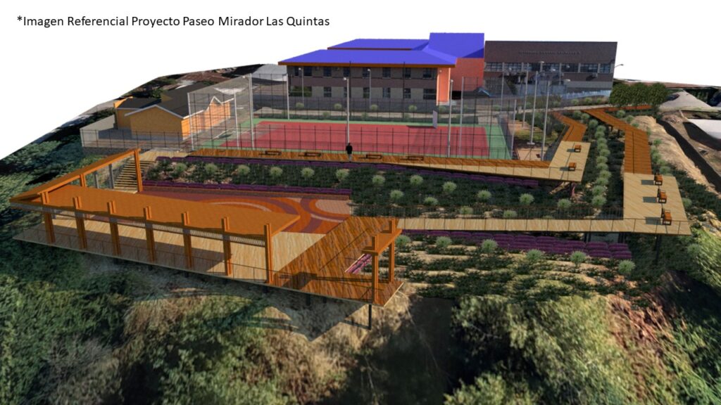 Quiero mi Barrio presenta diseño del proyecto Paseo Mirador de Nacimiento
