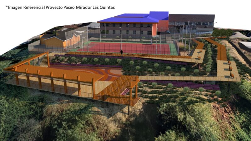 Quiero mi Barrio presenta diseño del proyecto Paseo Mirador de Nacimiento