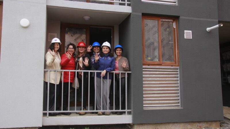 Familias de Punta de Parra visitaron sus futuras viviendas