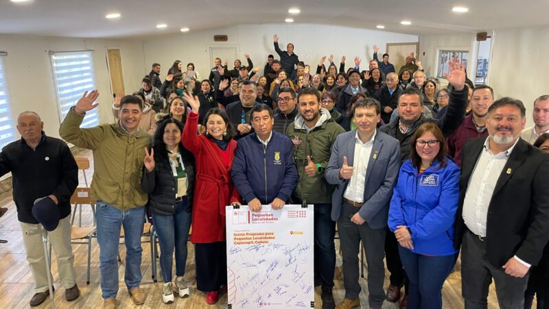 Cerca de 300 familias de sector rural en Cañete celebran llegada del Programa Pequeñas Localidades