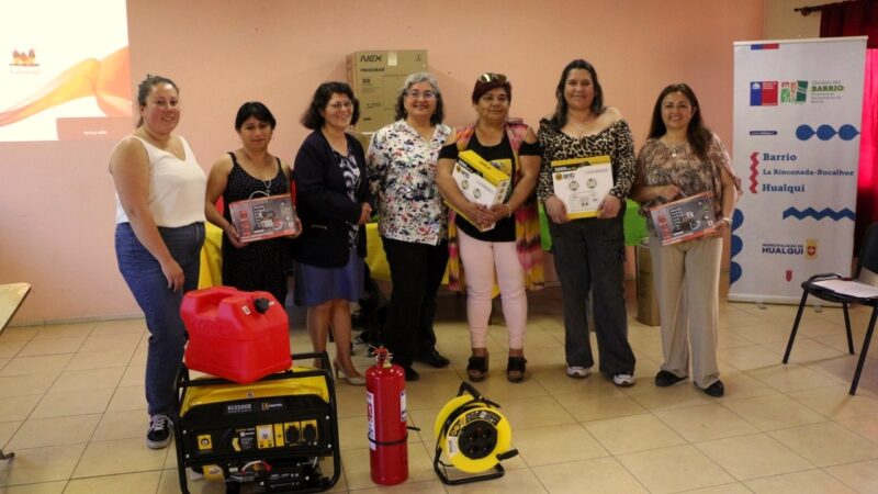 Vecinos de Hualqui fortalecen su preparación ante emergencias y reciben equipamiento clave