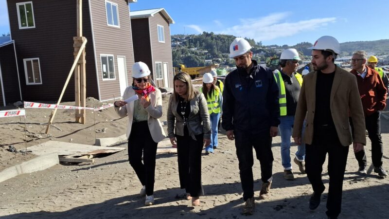 Proyectos habitacionales para “rezagados” y adultos mayores experimentan avances significativos en Lebu