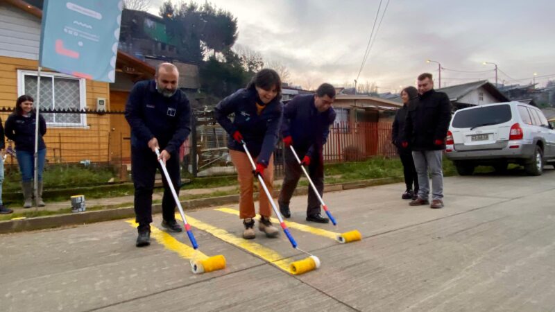 Nuevas luminarias y reductores de velocidad buscan frenar delitos y accidentes en barrio Los Copihues