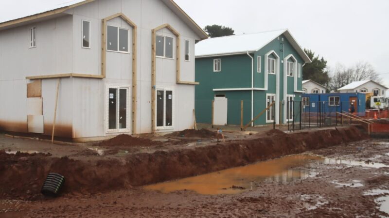 Avanzan obras del proyecto habitacional Los Domínicos en Cañete: 58 Familias beneficiadas con viviendas de calidad