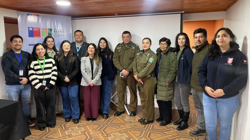 Vecinos de Diego Portales se organizan y junto a autoridades lanzan Plan de Confianza Social para cuidar el barrio