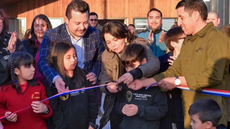 Vecinos de Villa Parque Cousiño en Coronel celebran concreción de innovador espacio para desarrollar actividades en comunidad