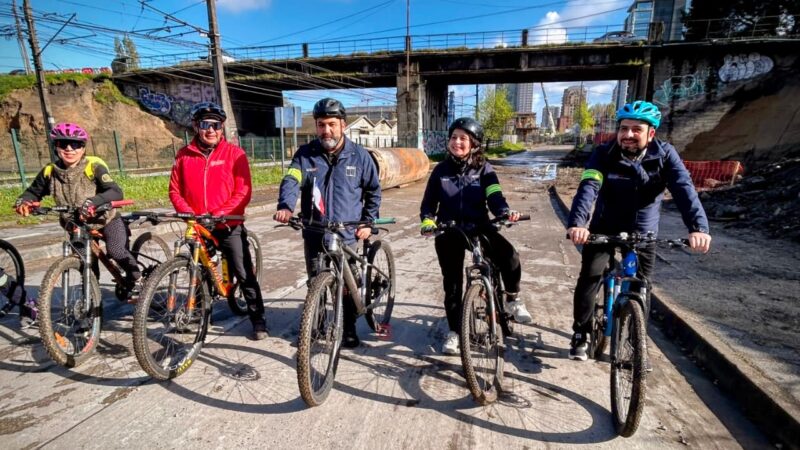 Trabajos en Puente Esmeralda conectarán “sin interrupción” ciclovías de Concepción y San Pedro de la Paz