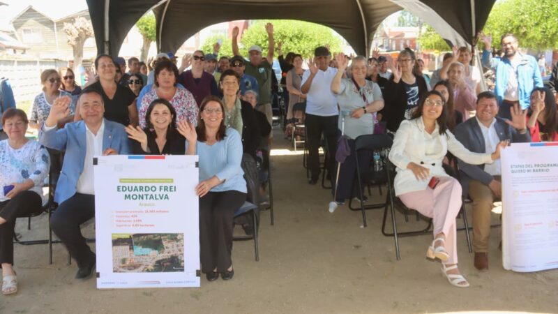 Quiero Mi Barrio invertirá $1.500 millones en sector “Eduardo Frei Montalva” de Arauco para mejoras en equipamiento e infraestructura