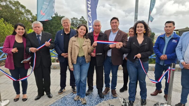 Talcahuano celebra la recuperación del Mirador San Martín, obra que implicó una inversión de $190 millones
