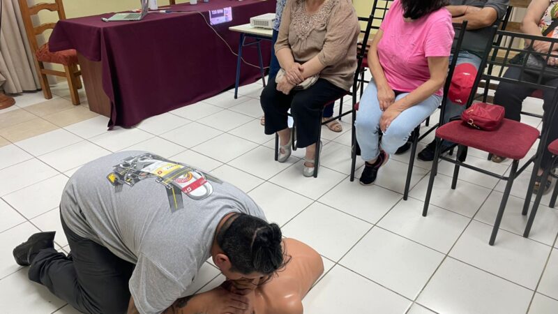 Comunidad de barrio Diego Portales se capacita para responder unida ante emergencias