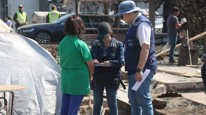 Aplicación de Ficha de Evaluación de Vivienda partió en localidad de Punta Parra con miras a la reconstrucción