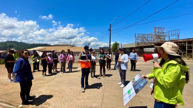 Barrio El Santo de Tomé fortalece su preparación ante incendios forestales con plan preventivo de Quiero Mi Barrio y Senapred