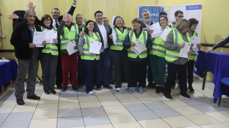 Cerro David Fuentes consolida red comunitaria de emergencia en sector estratégico de Talcahuano