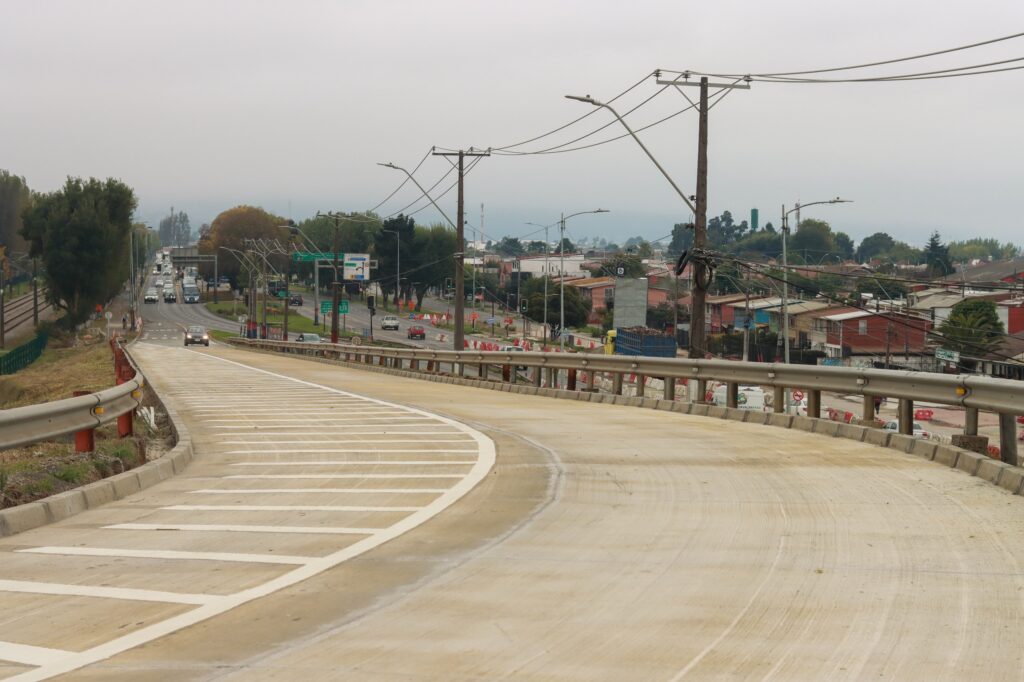 Apertura del paso superior Perales restablece conexión clave hacia Denavi Sur en Talcahuano