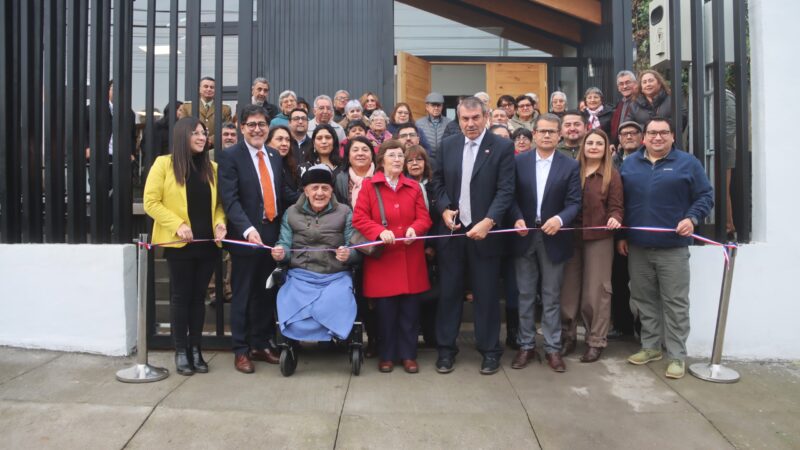 Inversión de $315 millones del Programa Pequeñas Localidades genera nuevo espacio para adultos mayores en San Rosendo