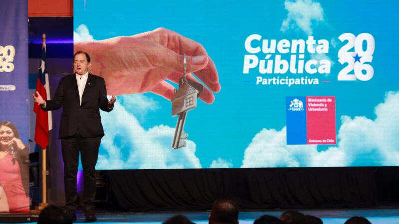 Ministro Poduje encabeza Cuenta Pública 2026 anunciando un ministerio en terreno como enfoque de su gestión