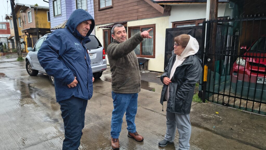 Minvu avanza en solución definitiva para las inundaciones que por años han afectado a familias de Parque Central en Hualpén